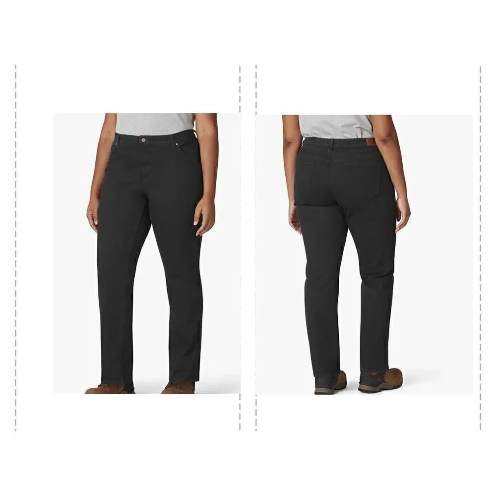 Dickies womens Perfect Shape Denim - Straight Stretch Jeans